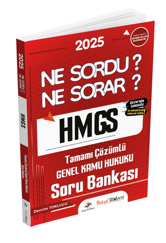 HMGS Hakimlik Ne Sordu Ne Sorar Genel Kamu Hukuku Soru Bankası Dizgi Kitap Yayınları 2025