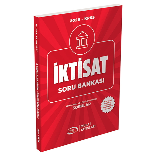 KPSS A Grubu İktisat Soru Bankası Murat Yayınları 2026