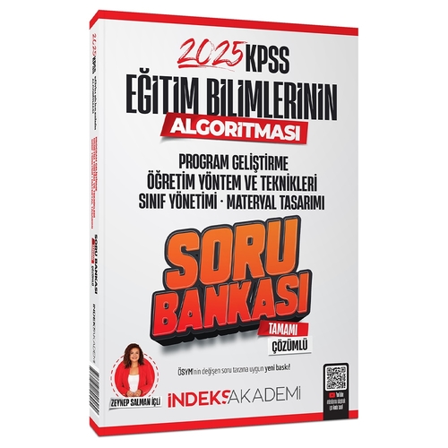 KPSS Eğitim Bilimlerinin Algoritması Program Geliştirme Soru Bankası İndeks Akademi Yayınları 2025