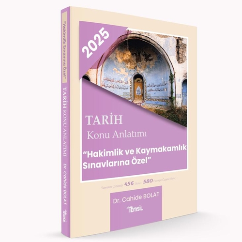 Tarih Konu Anlatımı Hakimlik ve Kaymakamlık Sınavlarına Özel Temsil Kitap Yayınları 2025