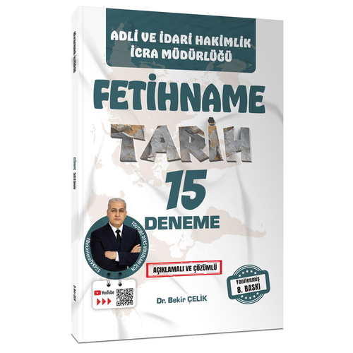 Fetihname Adli-İdari Hakimlik Tarih 15 Deneme - Bekir Çelik 2026
