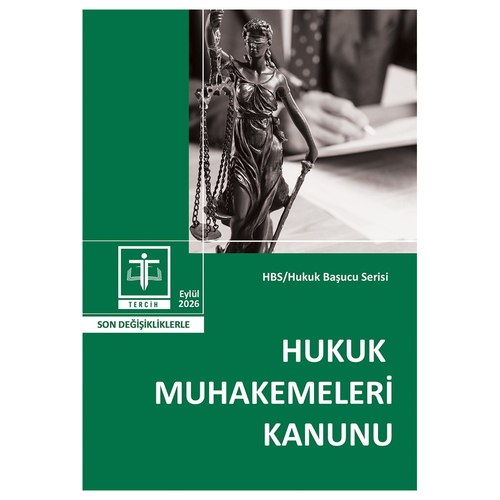 Hukuk Muhakemeleri Kanunu - Tercih Yayınları Kanun Metinleri Eylül 2026
