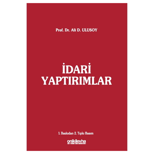 İdari Yaptırımlar - Ali D. Ulusoy