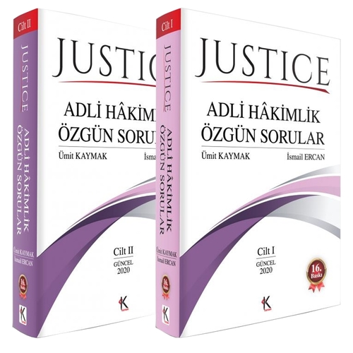 JUSTICE Adli Hakimlik Özgün Sorular - Ümit Kaymak, İsmail Ercan Ağustos 2020