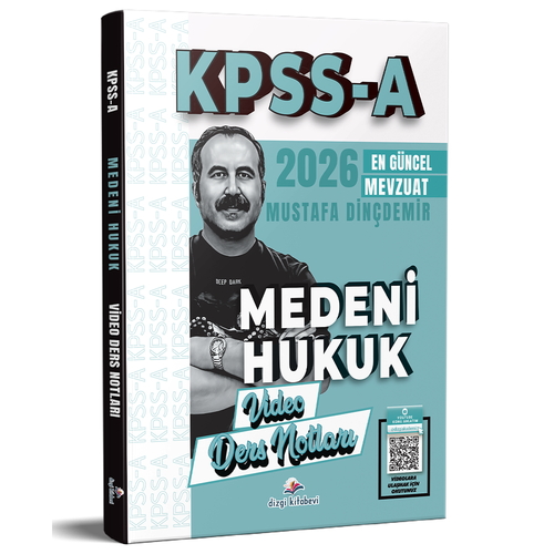 KPSS A Medeni Hukuk Video Ders Notları Dizgi Kitap Yayınları 2026