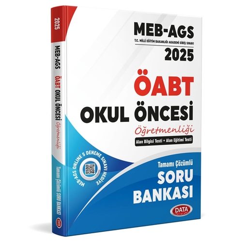 MEB AGS ÖABT Okul Öncesi Öğretmenliği Soru Bankası Data Yayınları 2025