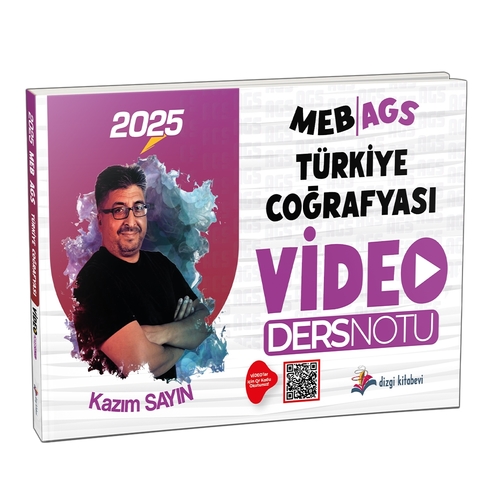 MEB AGS Türkiye Coğrafyası Video Ders Notu Dizgi Kitap Yayınları 2025