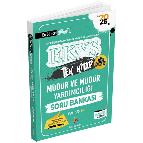 MEB EKYS Müdür ve Müdür Yardımcılığı Soru Bankası Dizgi Kitap Yayınları 2026