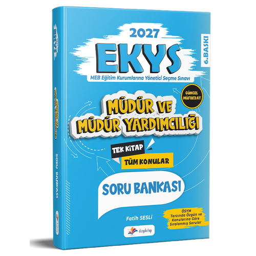 MEB EKYS Müdür ve Müdür Yardımcılığı Soru Bankası Dizgi Kitap Yayınları 2027
