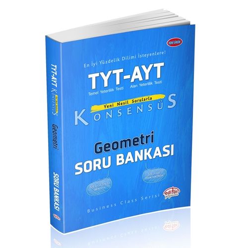 TYT AYT Konsensüs Geometri Soru Bankası Editör Yayınları