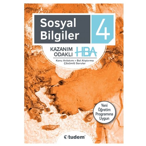 4. Sınıf Sosyal Bilgiler Kazanım Odaklı HBA Tudem Yayınları