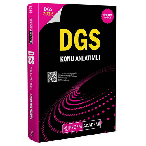 DGS Konu Anlatımlı Pegem Akademi Yayınları 2026