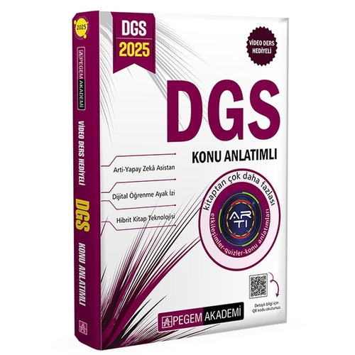 DGS Konu Anlatımlı Pegem Akademi Yayınları 2025