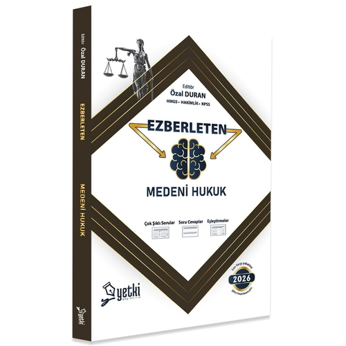Ezberleten Medeni Hukuk Soru Bankası Yetki Yayınları 2026