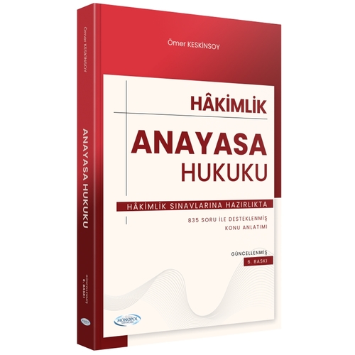 Hakimlik Anayasa Hukuku Konu Anlatım Monopol Yayınları Mart 2025