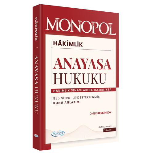 Hakimlik Anayasa Hukuku Konu Anlatım Monopol Yayınları 2026