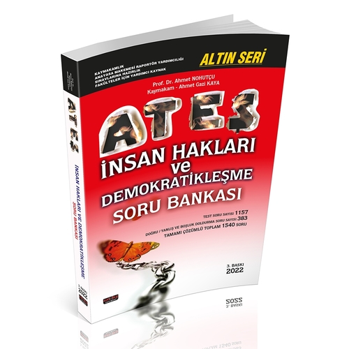Kelepir Ürün İadesizdir - ATEŞ İnsan Hakları ve Demokratikleşme Soru Bankası Savaş Yayınları 2023