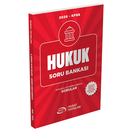 KPSS A Grubu Hukuk Soru Bankası Murat Yayınları 2026