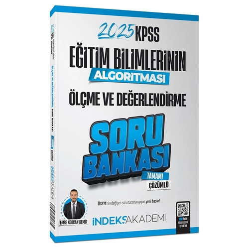 KPSS Eğitim Bilimlerinin Algoritması Ölçme ve Değerlendirme Soru Bankası İndeks Akademi Yayınları 2025