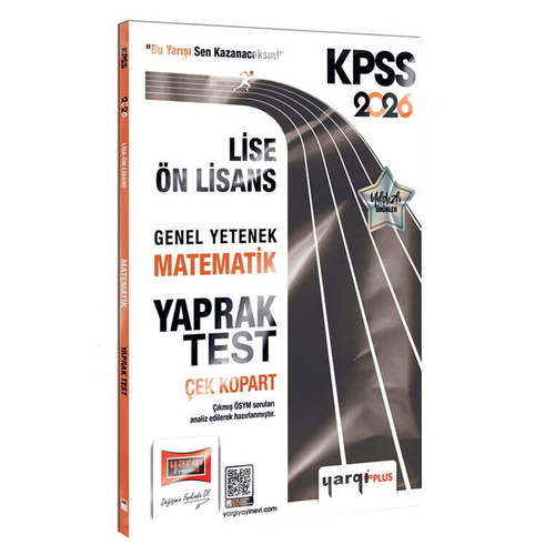KPSS Lise Ön Lisans Genel Yetenek Matematik Çek Kopart Yaprak Test Yargı Yayınları 2026