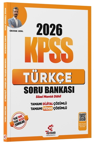 KPSS Türkçe Soru Bankası Çözümlü Tekrar Akademi Yayınları 2026