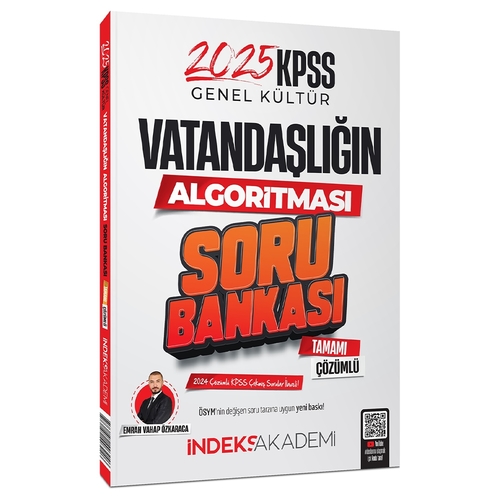 KPSS Vatandaşlığın Algoritması Soru Bankası İndeks Akademi Yayınları 2025