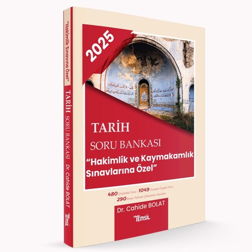 Tarih Soru Bankası Hakimlik ve Kaymakamlık Sınavlarına Özel Temsil Kitap Yayınları 2025