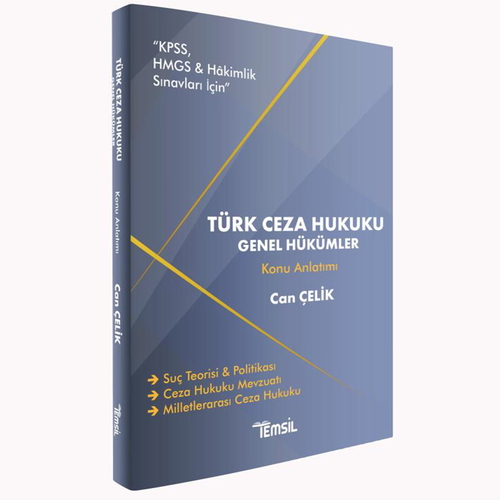 Türk Ceza Hukuku Genel Hükümler Temsil Kitap Yayınları 2025