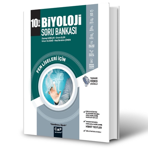 10. Sınıf Fen Lisesi Biyoloji Soru Bankası Çap Yayınları