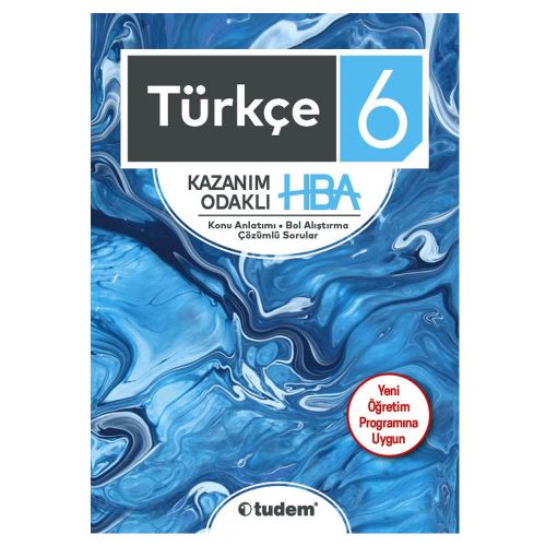 6. Sınıf Türkçe Kazanım Odaklı HBA Tudem Yayınları