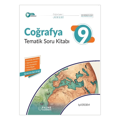 9. Sınıf Coğrafya Tematik Soru Kitabı Palme Yayınları