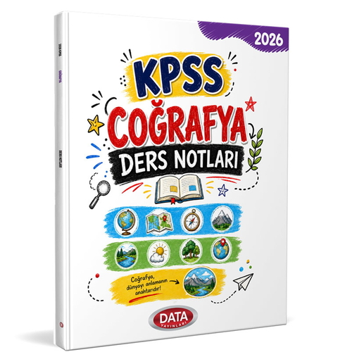 KPSS Coğrafya Ders Notları Data Yayınları 2026