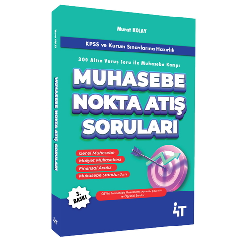 KPSS Muhasebe Nokta Atış Soruları 4T Yayınları 2025
