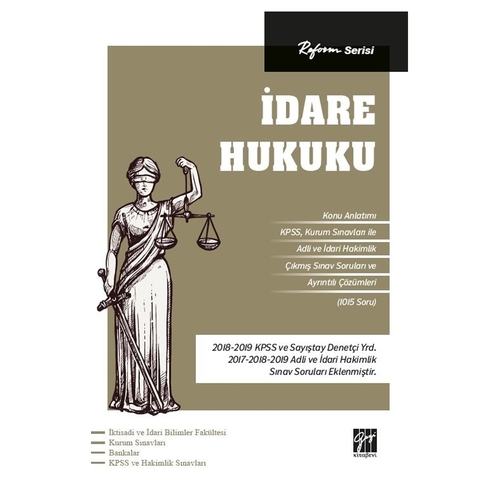 İdare Hukuku Reform Serisi Gazi Kitabevi Yayınları 2020