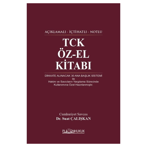 TCK Öz – El Kitabı - Suat Çalışkan