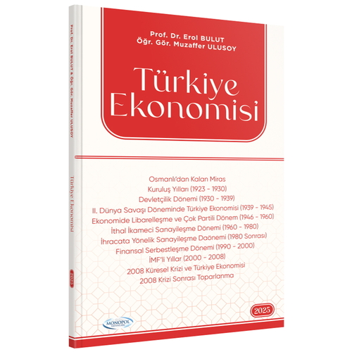 Türkiye Ekonomisi Konu Anlatımı - Erol Bulut, Muzaffer Ulusoy