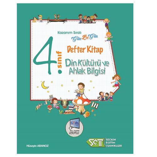 4. Sınıf Din Kültürü ve Ahlak Bilgisi Gün Be Gün Defter Kitap Seçkin Eğitim Teknikleri