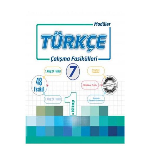 7. Sınıf Türkçe Çalışma Fasikülleri Berkay Yayınları