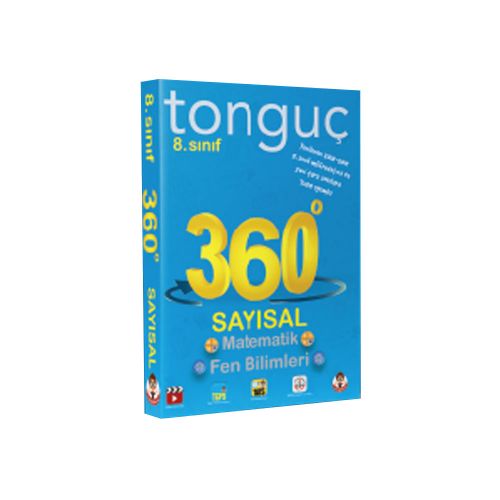 8. Sınıf 360 Serisi Sayısal Soru Bankası Cep Kitabı Tonguç Akademi Yayınları
