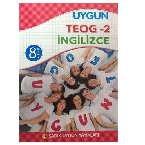 8. Sınıf TEOG 2 İngilizce 20 Deneme Sadık Uygun Yayınları