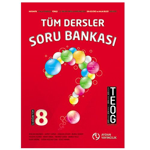 8. Sınıf TEOG Tüm Dersler Soru Bankası Aydan Yayınları