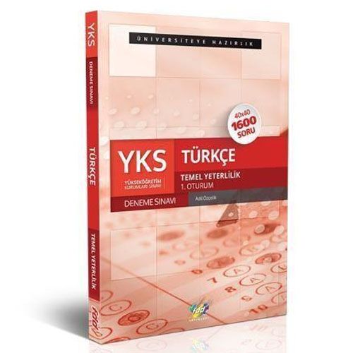 YKS Türkçe 40x40 Deneme Sınavı Temel Yeterlilik 1.Oturum - Fdd Yayınları