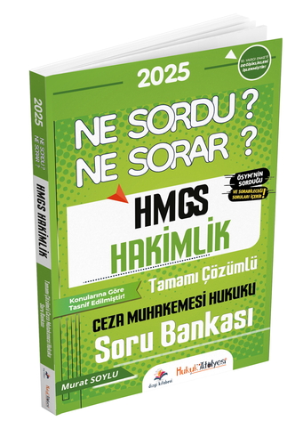 HMGS Hakimlik Ne Sordu Ne Sorar Ceza Muhakemesi Hukuku Soru Bankası Dizgi Kitap Yayınları 2025