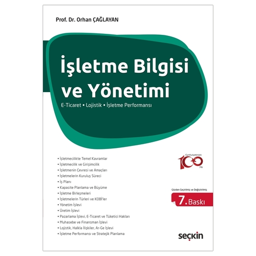 İşletme Bilgisi ve Yönetimi - Orhan Çağlayan