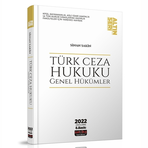 Kelepir Ürün İadesizdir - Türk Ceza Hukuku Genel Hükümler Altın Seri - Sinan Sakin