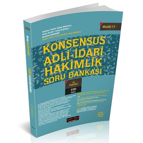 KONSENSUS Adli İdari Hakimlik İş Hukuku Soru Bankası 2023
