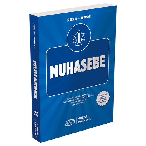 KPSS A Grubu Muhasebe Konu Anlatımı Murat Yayınları 2026