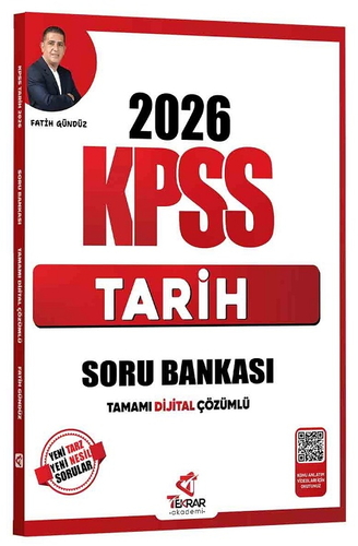 KPSS Tarih Soru Bankası Çözümlü Tekrar Akademi Yayınları 2026