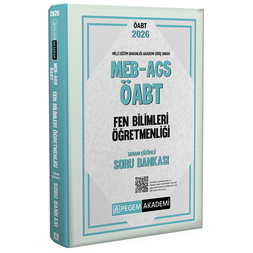 MEB AGS ÖABT Fen Bilimleri Öğretmenliği Soru Bankası Pegem Akademi Yayınları 2026