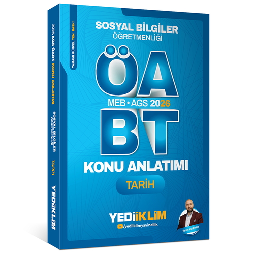 MEB AGS ÖABT Sosyal Bilgiler Öğretmenliği Tarih Konu Anlatımı Yediiklim Yayınları 2026